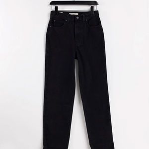 Levi’s 70’s straight leg jeans in black 28x31